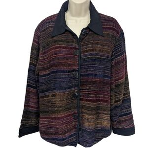 New Direction Vintage Tapestry Jacket Sz XL